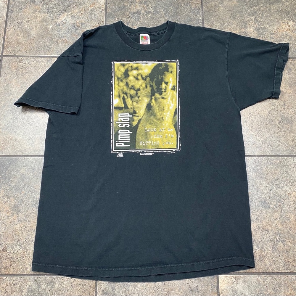 VTG 1999 Pimp Slap Card Game S/S T-Shirt Size 2XL